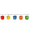 Kurt Adler 20 Multi Colored Gumdrops Christmas Novelty Lights - 15 ft White Wire